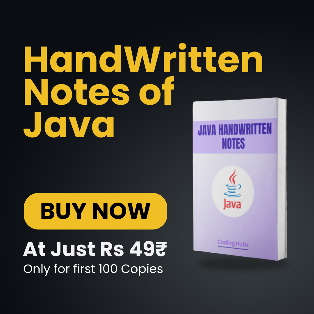 Java HandWritten Notes – Coding Home